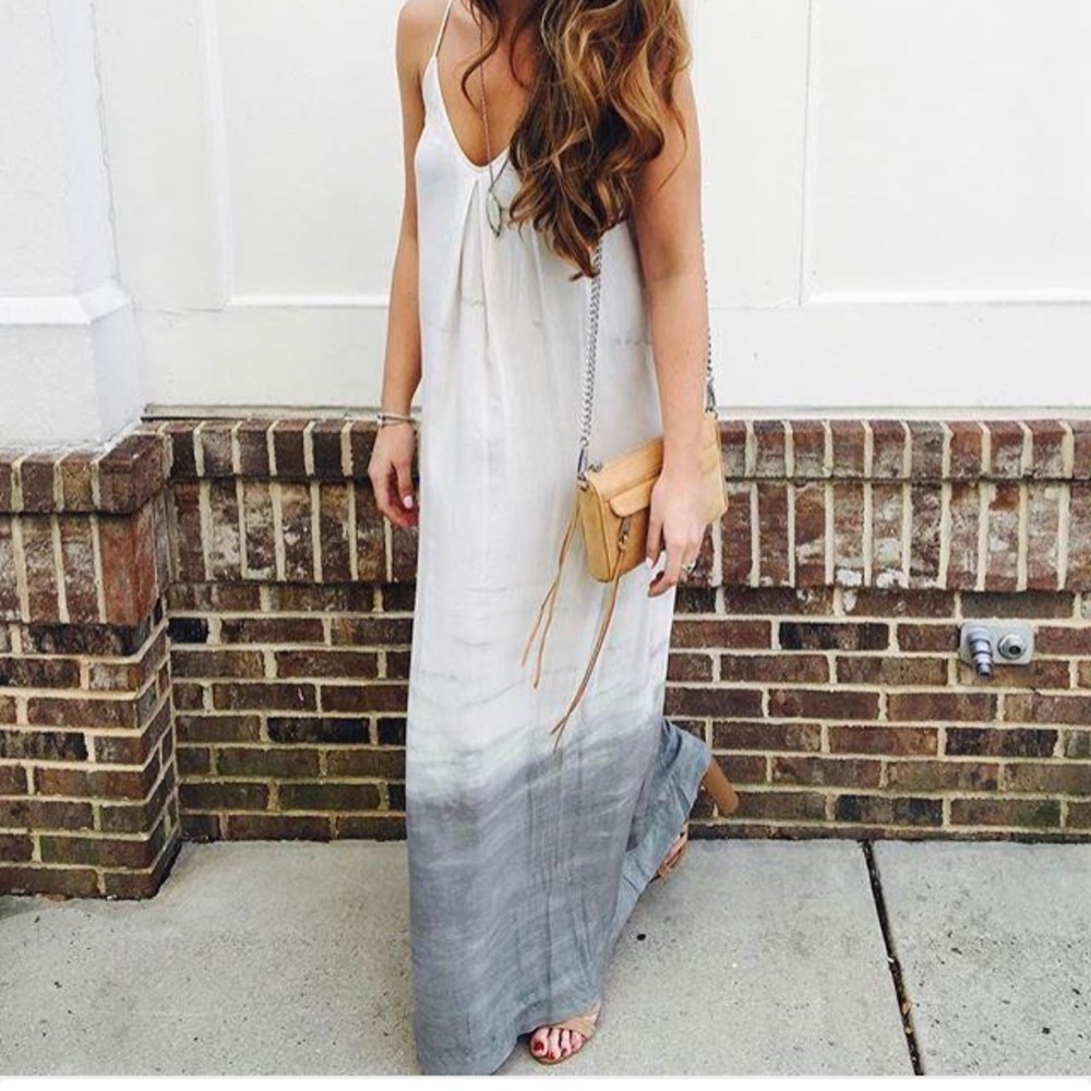 Michael Stars Silver Fox Maxi Slip Dress